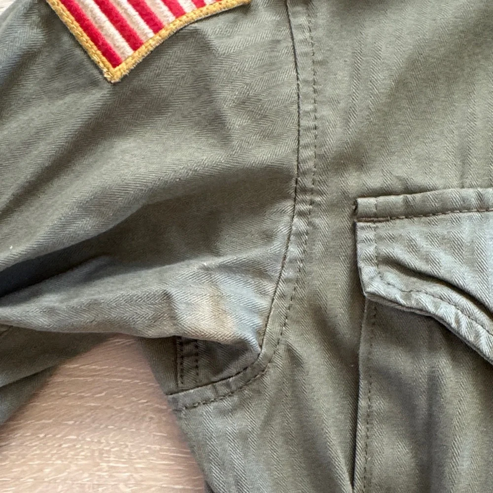 Ralph Lauren Olive Green Military-Style Field Jacket - Picture 5 of 6